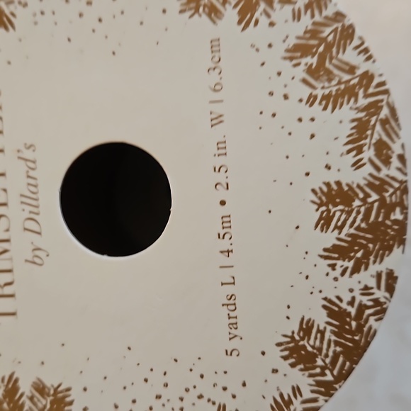 🌲Trimsetter Ribbon by Dillard's 2 Rolls NEW. - Picture 5 of 6